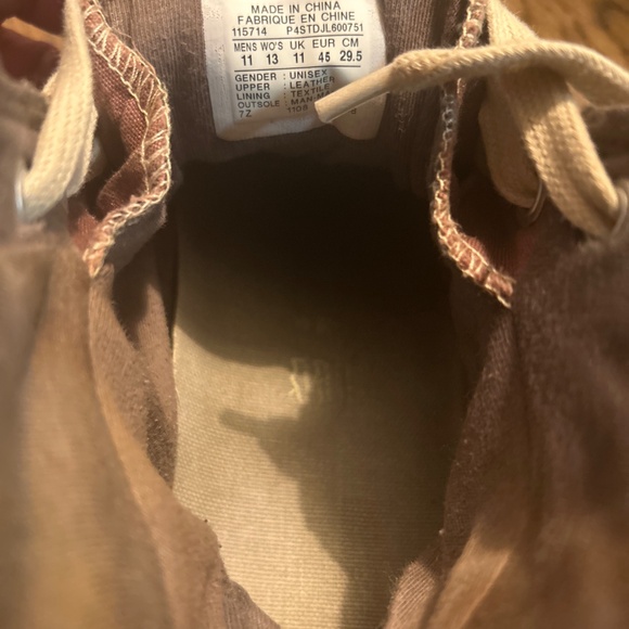 Converse Leather High Top Sneakers Brown - Picture 4 of 7